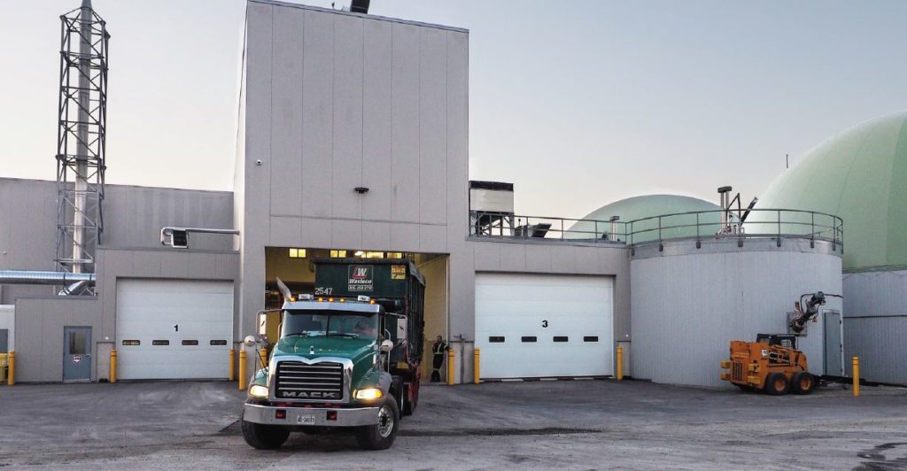 Expansion at the waste processing biogas plant Elmira completed.